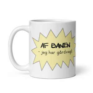 Af banen …