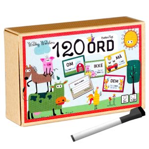 120 ord - skrive og læsekort